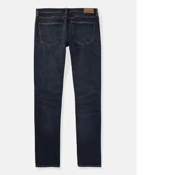 Jean Slim Straight Hombre Azul Talla: 30 x 30 American Eagle