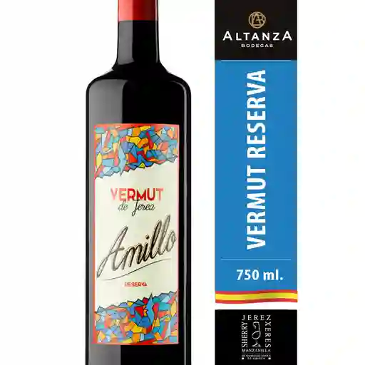 Vino Vermut Reserva Amillo Marca Exclusiva 750 Ml