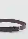 Cinturón Básico Marrón Talla 91 Hombre Mango