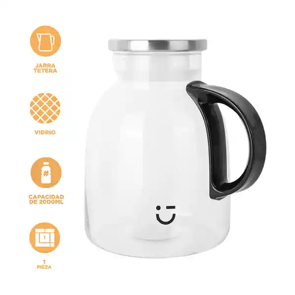 Jarra de Agua Serie Silver Grey Miniso