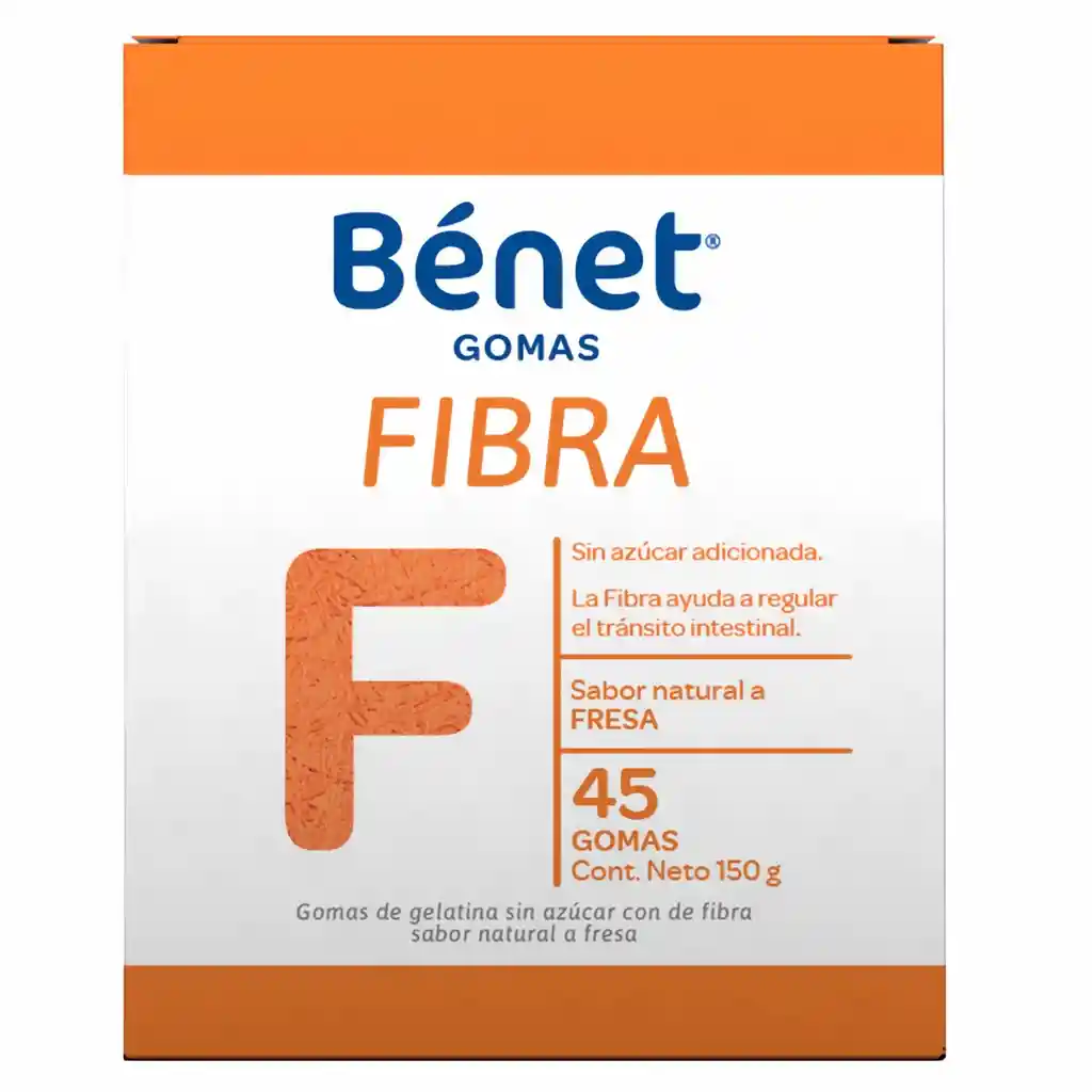 Benet Gomas de Fibra Sabor a Fresa