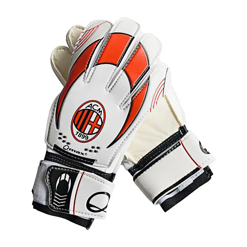 Qmax Sports Guantes Grandes con Temática A.C. Milan