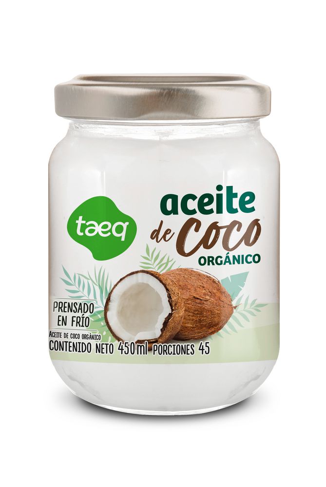 Taeq Aceite de Coco Orgánico 450 ml