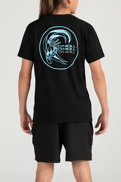 ONeill Camiseta Slim Fit Circle Surfer Masculino Negro S