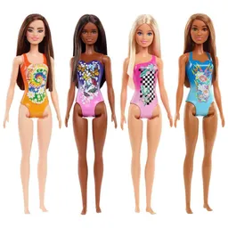 Barbie Muñeca Basica Playa Sorpresa