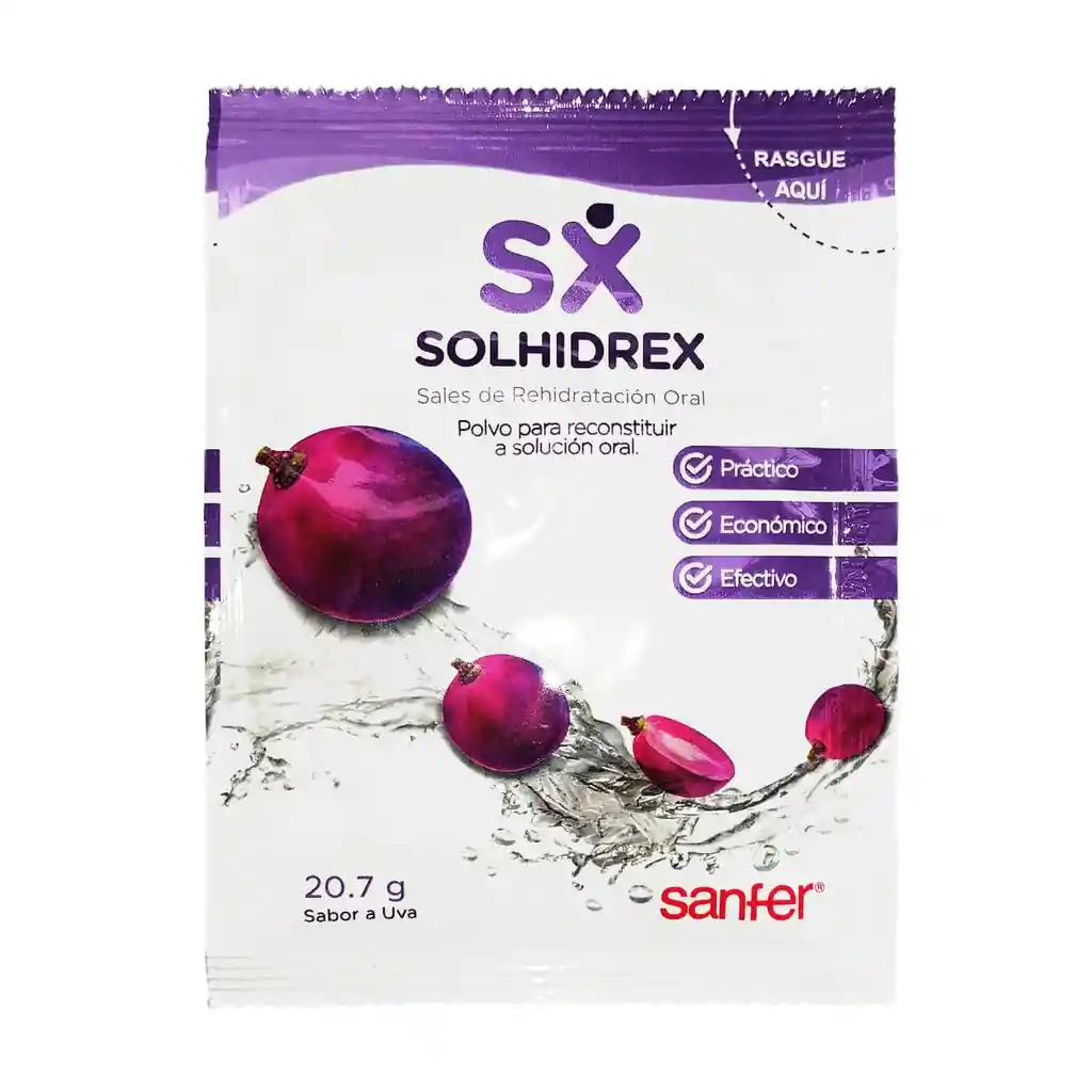 Solhidrex Polvo Para Solucion Oral Uva