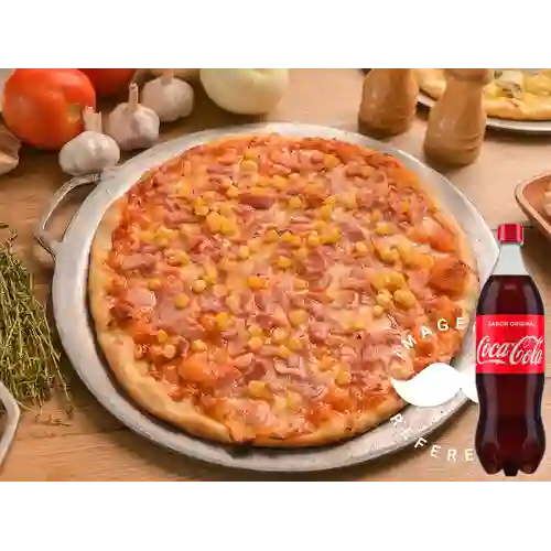 Combo Pizza La Romana + Coca-Cola Sabor Original 1.5 L