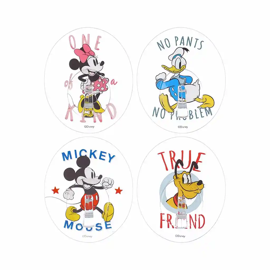 Miniso Gancho Adhesivo Redondos Sin Costura Mickey Mouse