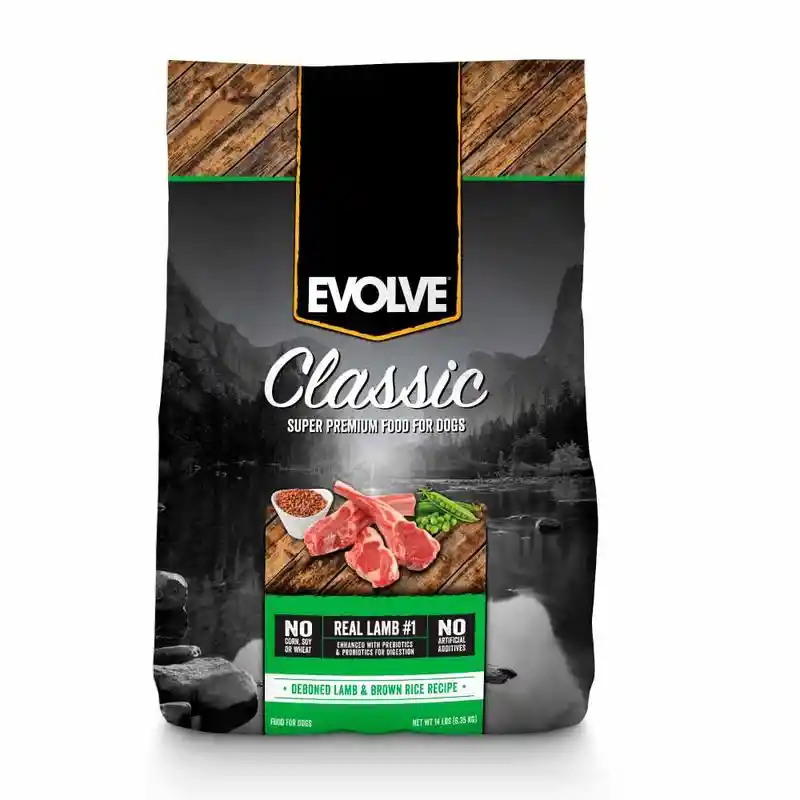 Evolve Alimento para Perro Adulto Cordero y Arroz 
