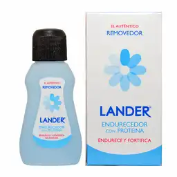 Lander Removedor de Esmalte Endurecedor con Proteína