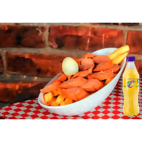 Combo Salchipapa + Quatro Original 400ML