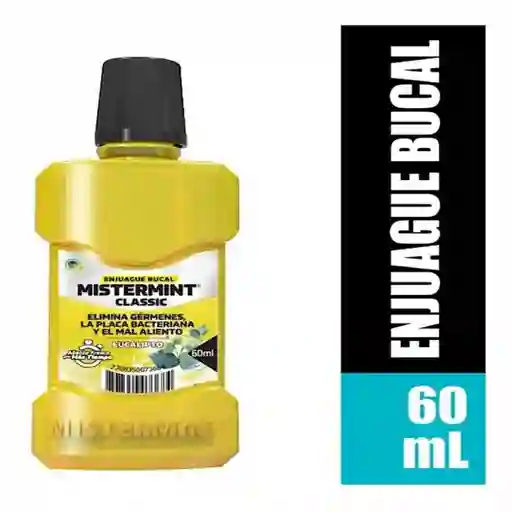 Enjuague Bucal Mistermint Classic Eucalipto
