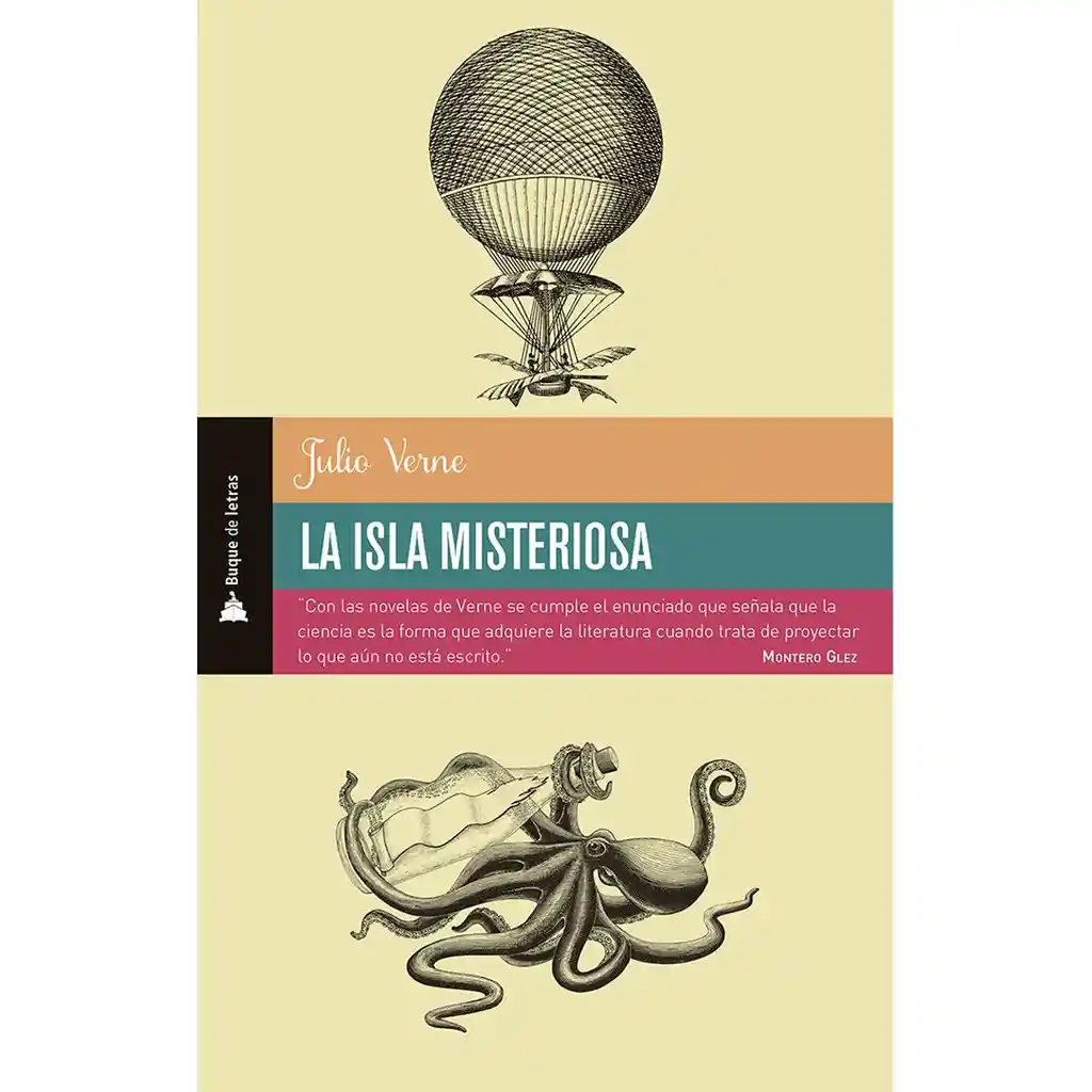 Libro La Isla Misteriosa - Julio Verne 1 U