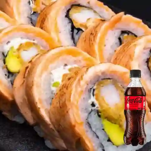 Combo Salmón Al Fuego + Coca Cola Sin Azúcar 400 ml