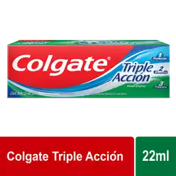 Colgate Crema Dental Triple Acción 22 mL