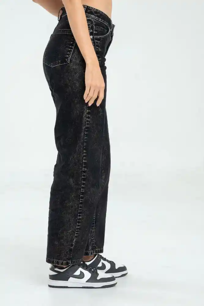 Jeans Mom Velvet Black