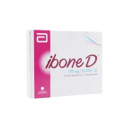 Ibone D Tableta Recubierta (150 mg / 12.000 UI) 