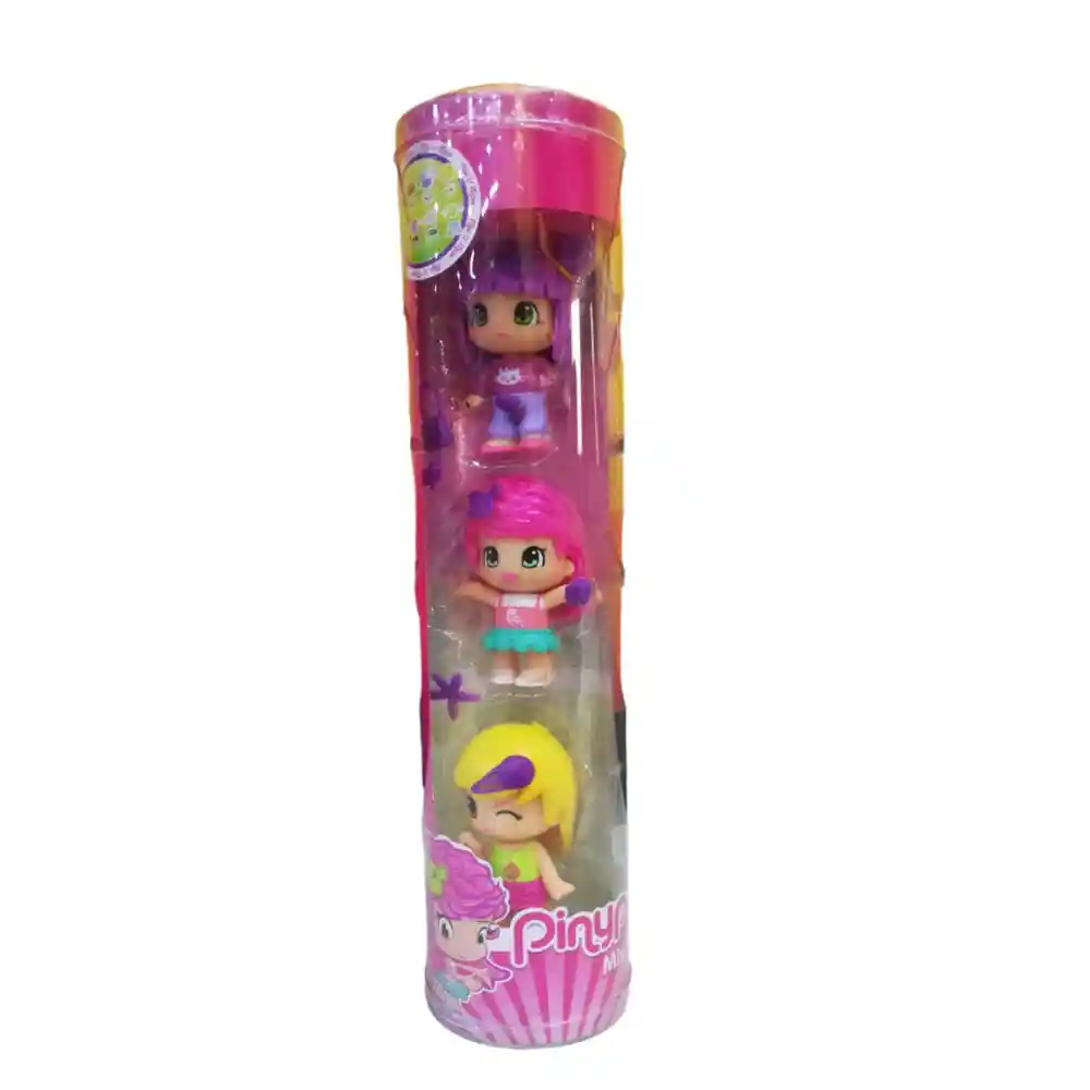 Pinypon Tubo 3 Figuras Pinypon
