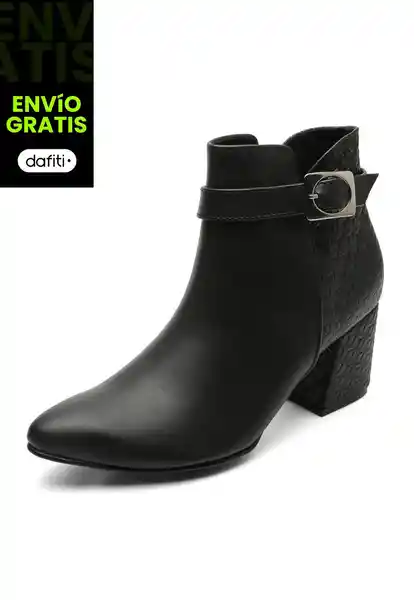 Botines Dama Negro Talla 39 115 Tellenzi