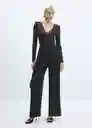 Enterizo Mono Xikypic Negro Talla XS Mujer Mango