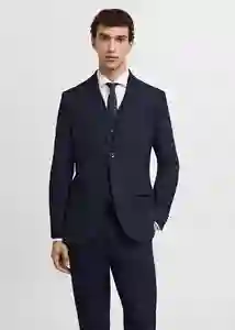 Blazer Americana Brasilia Navy Talla 50 Hombre Mango