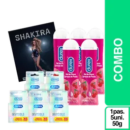 Combo Durex + Durex Invisible+Shakira Bogotá 27 Febrero