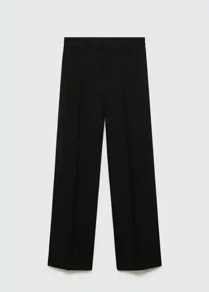 Pantalón Maca Negro Talla 38 Mujer Mango