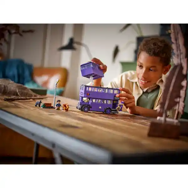 Set Construcción Aventura en el Autobús Noctámbulo Lego