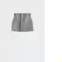 Falda Cindy3 Tejano Gris Talla 12 Niñas Mango