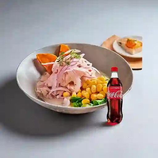 Combo Ceviche Clásico Peruanazo + Coca Cola Original 500 ml