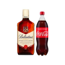 Whisky Ballantines Finest 700 Ml + Coca-Cola 1.5