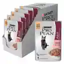 Comida humeda para gatos sabor a salmón Purina Pro Plan x 85gr