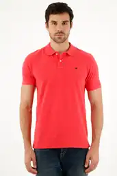 Polo Rosada Con Raqueta Multicolor Para Hombre