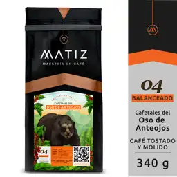 Matiz Café Origen Oso de Anteojos