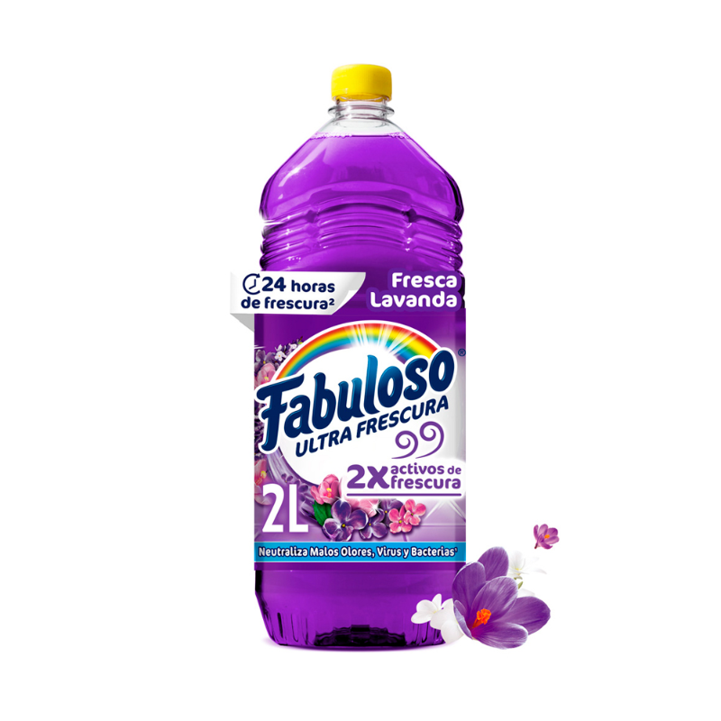 Fabuloso Limpiapisos Antibacterial Lavanda 2L
