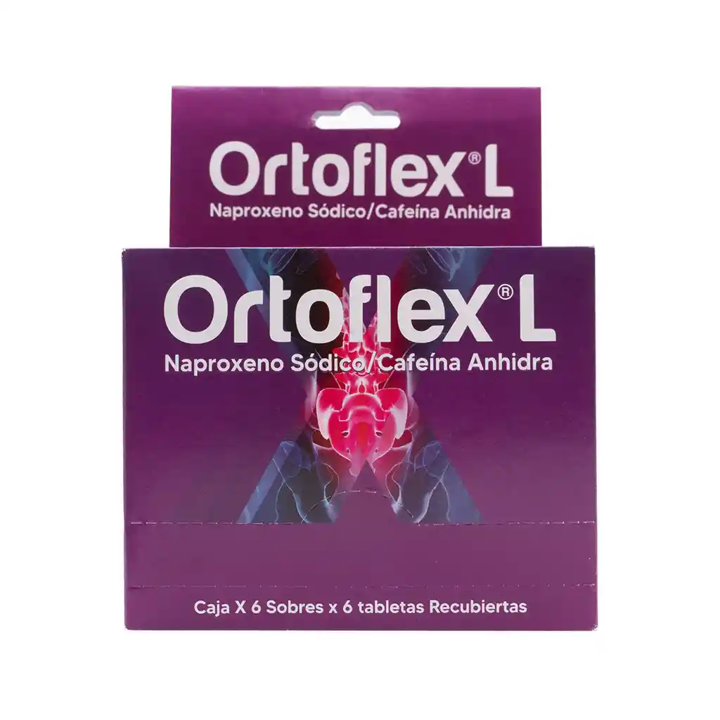 Ortoflex L Naproxeno/cafeina 550/65 Mg