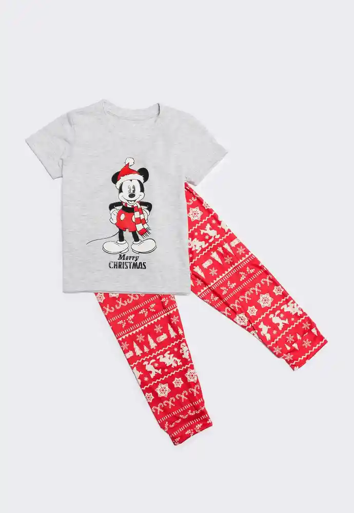 Pijama Dos Piezas 12/18mese-gris