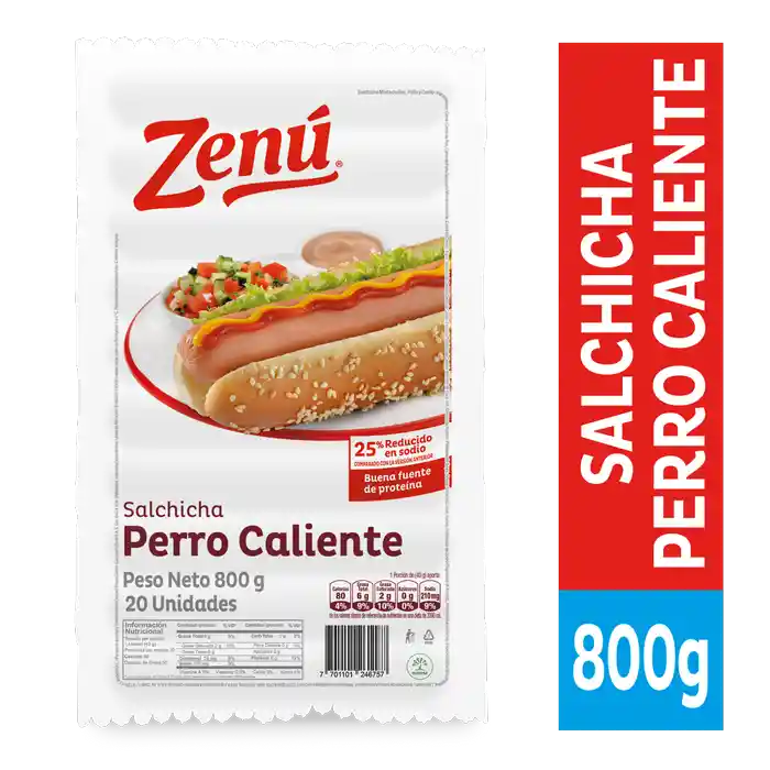 Zenú Salchicha Perro Caliente