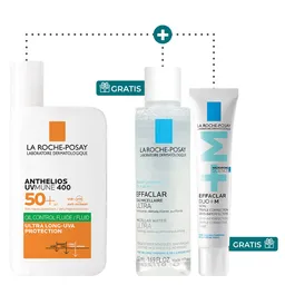 La Roche Posay Kit Anthelios Oil Control Fluido Sin Color