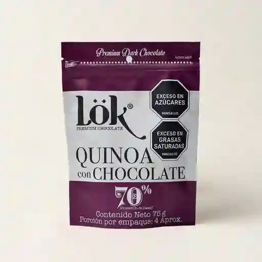 Lok Quinoa Cubierta Con Chocolate