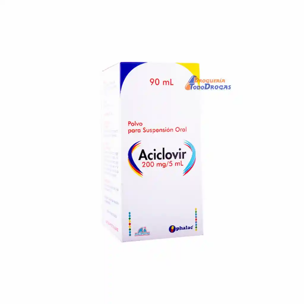 Aciclovir Suspensión Oral 90 mL (200 mg)