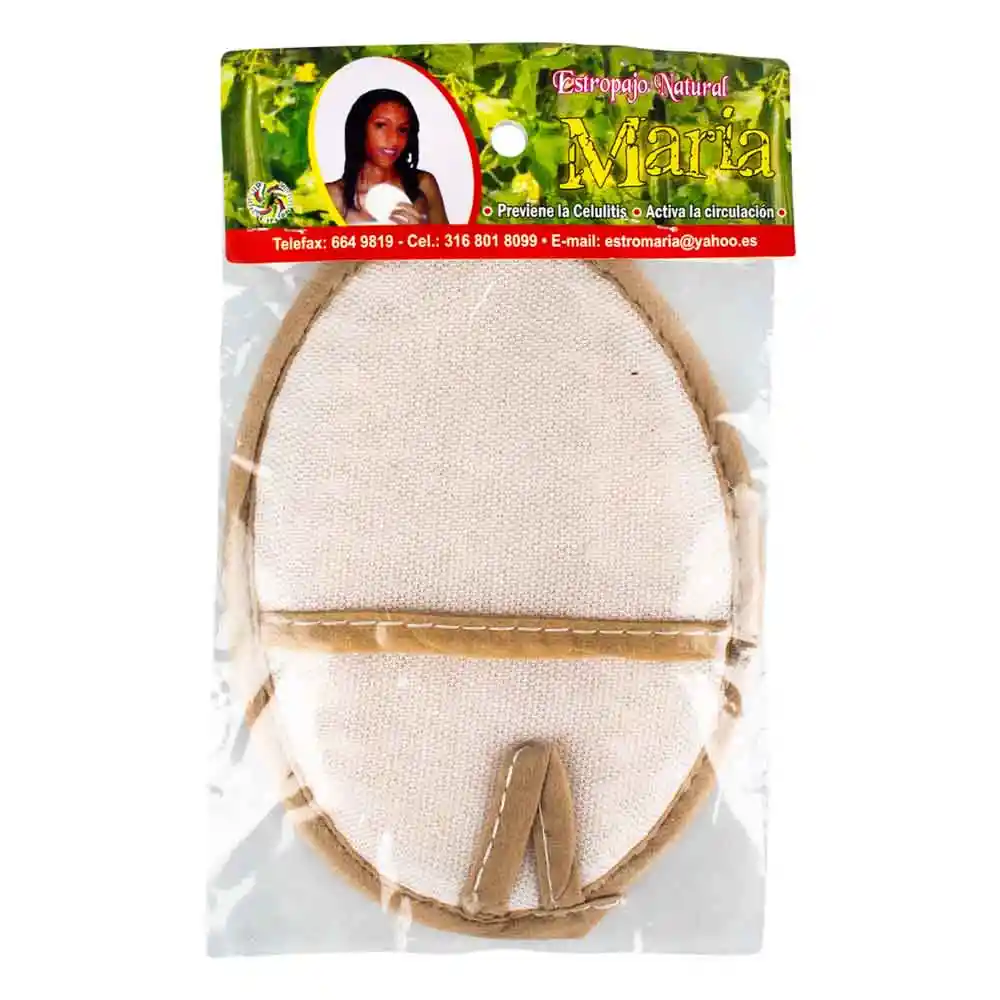 María Estropajo Natural Ovalado