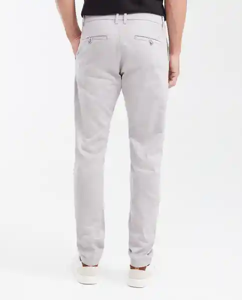 Pantalón Colors Rocket Gris Tempestad Claro Talla 34 Chevignon