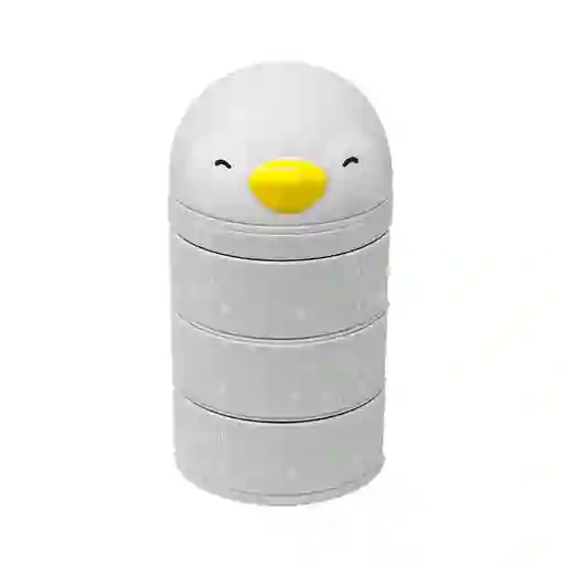 Miniso Organizador Plástico Escritorio Mini Bun Bum Pingüino