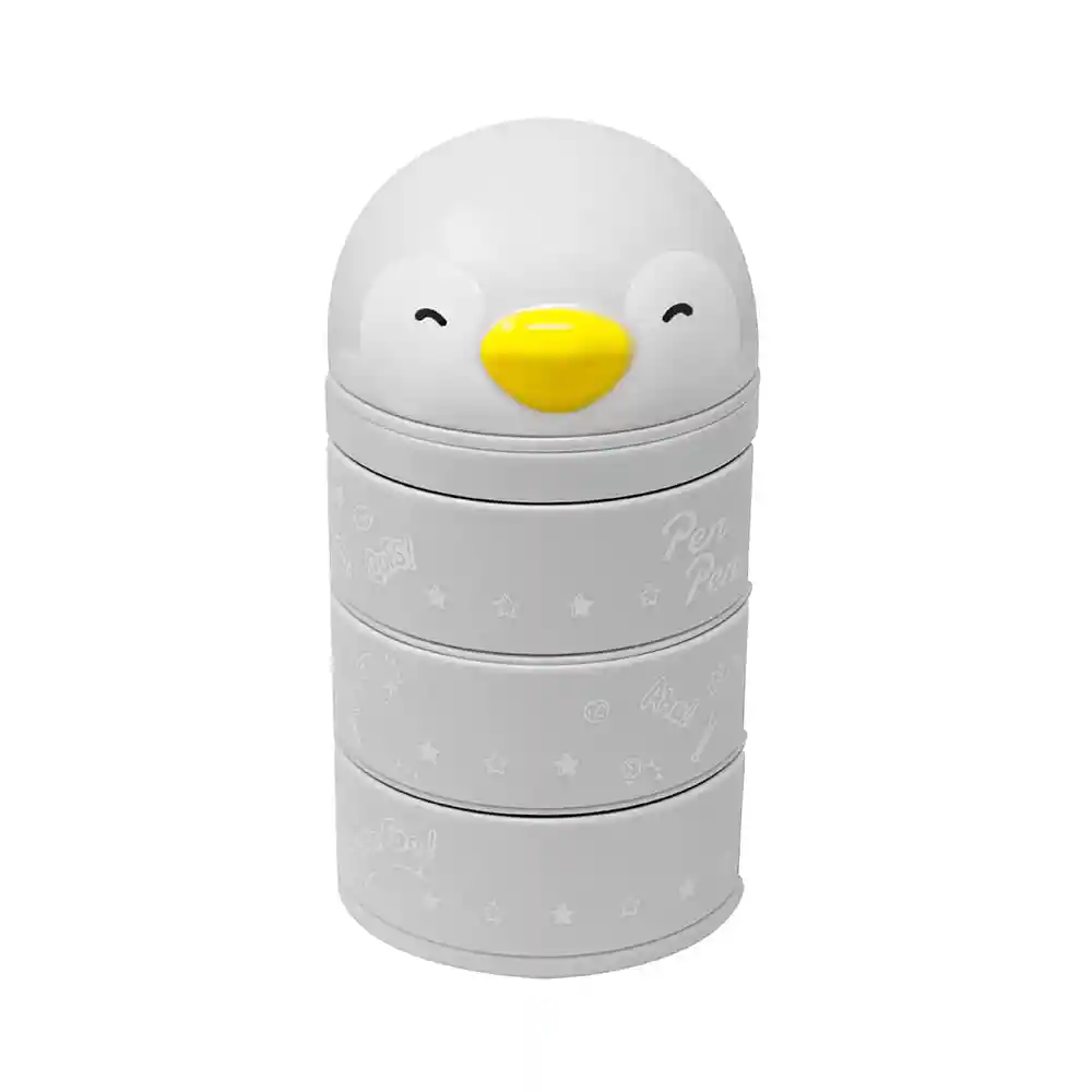 Miniso Organizador Plástico Escritorio Mini Bun Bum Pingüino