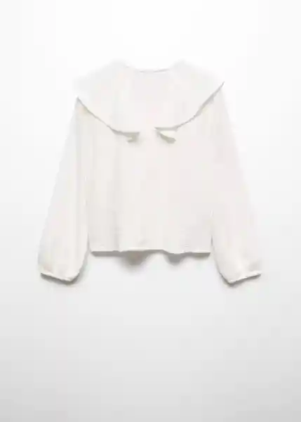 Blusa Laura Crudo Talla 12 Niña Mango