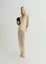 Chaleco Mire Vainilla Talla M Mujer Mango
