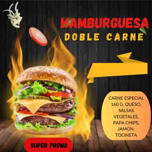 Hamburguesa doble carne