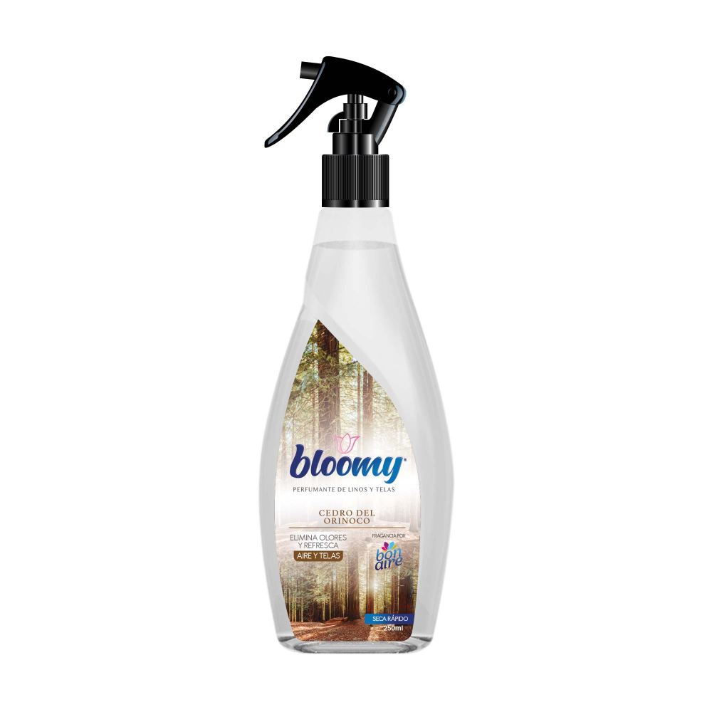 Bloomy Ambientador De Tela Aroma Cedro Del Orinoco 250 ml