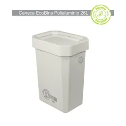 Papelera Ecobins Vaiven Bl Blanco